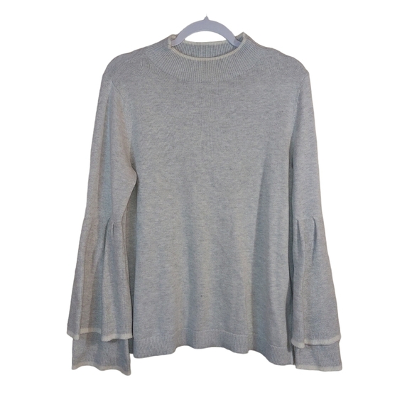 𝅺STYLE & CO LADIES BELL LONG SLEEVE CREW NECK SWEATER- M - Picture 1 of 4
